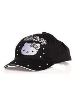 Casquette T 54 Hello Kitty noir strass - Noir