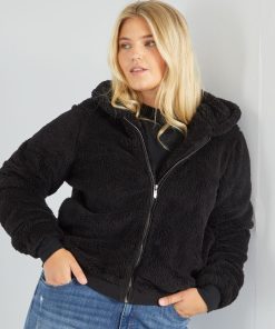 Gilet à capuche 'Only Carmakoma' - noir