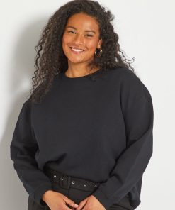 Sweat en molleton - noir