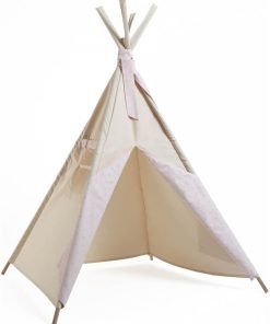 Tipi enfant beige STARS rose - N/A