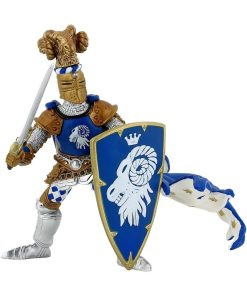 Figurine Maître des armes cimier b'lier bleu - N/A