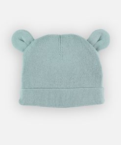 M&m bonnet tricot BIO - Bleu