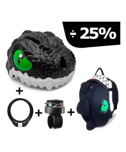 Pack de sécurité combiné | Dragon Noir | Crazy Safety | Certifié EN1078 - N/A