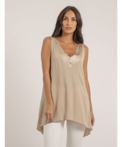 Top sans manches FORELA - Beige