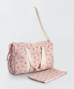 Sac à langer matelassé - Rose