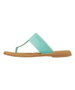 Sandales à Enfiler Crocs Tulum Flip - Bleu turquoise