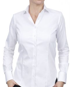 Chemise unie CORRIE - Blanc