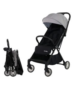 Poussette Compacte Orla 0-36 Mois – Pliage Automatique - Gris - Noir Gris