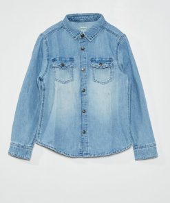 Chemise en denim - Bleu