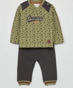 Ensemble t-shirt + jogging - 2 pièces - Bleu
