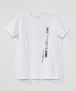 T-shirt à manches courtes en jersey - blanc