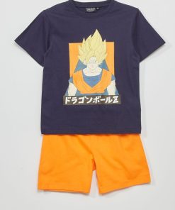 Pyjama court 'Dragon Ball Z' - 2 pièces - Bleu