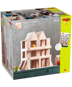 Blocs de construction en bois : 160 pièces - N/A