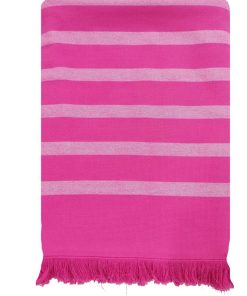 Fouta doublée éponge 150x180cm Alanya XL - Rose