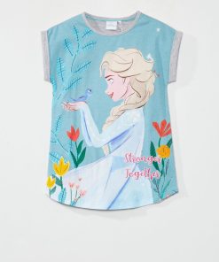 Chemise de nuit 'Reine des neiges' 'DS' - gris