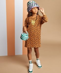 Robe sweat X Taxi Brousse - Marron
