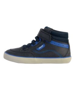 Basket Montante À Scratch Enfant Geox J Gisli - Bleu