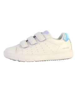 Basket à Scratch Enfant Geox Silenex - Blanc