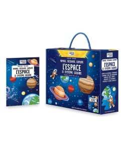 Puzzle & Livre - Voyagez, découvrez, explorez, L'Espace, le système solaire - N/A