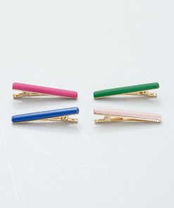 Lot de 4 pinces crocodiles - multicolore