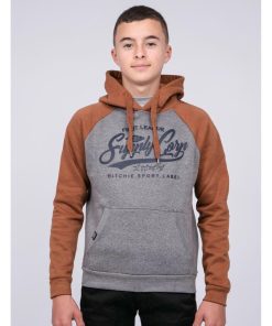 Sweat capuche WANDERLUST-J - Marron
