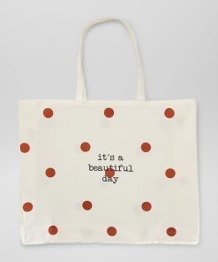 Tote-bag XXL en toile - Beige