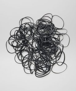 Lot de 100 élastiques colorés - Noir