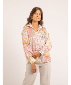 Chemise motifs OPORTO - Rose