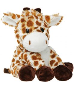 Peluche Bouillotte Girafe - Made in France - Jaune