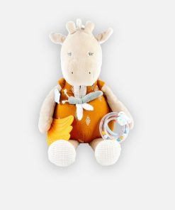 Peluche D'activités Tiga La Girafe Tso (46 Cm) - Jaune