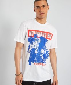 T-shirt à manches courtes 'The Notorious Big' - Blanc