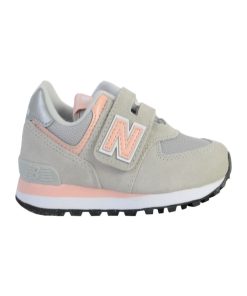 Basket Cuir Enfant New Balance 574 28à35 Pv574 - Gris