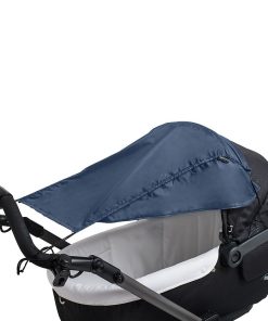 Pare-soleil avec protection latérale pour poussett - marine