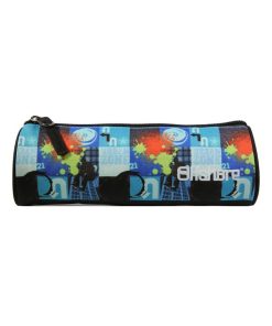 BAGTROTTER Trousse scolaire ronde Offshore Bleu Urban Tag - Bleu