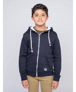 Sweat zippé capuche WAMURAN-J - Noir