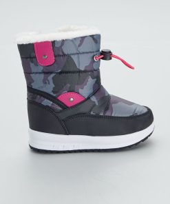 Bottes après-ski motif camouflage - gris