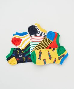 Lot de 5 paires de chaussettes avec imprimés - Multicolore