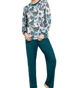 Ensemble pyjama long en modal Christie - Vert