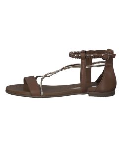 Sandales Cuir Tamaris Touch-It - Marron