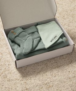 Box de naissance 'Welcome Baby' 5 pièces - Mixte - Vert gris
