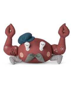 Coffret peluche crabe (30 cm) - Rouge
