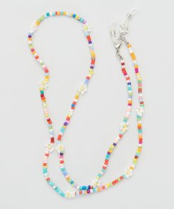 Chaîne de lunette à perles - multicolore