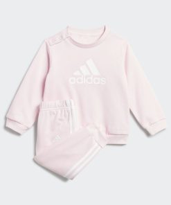 Ensemble sweat + pantalon 'Adidas' - 2 pièces - Rose