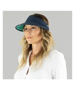 Visière Leblon Marinho/Turquesa Upf50+ / UV Line - Bleu marine