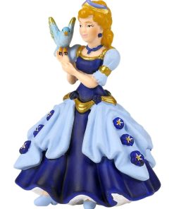 Figurine Princesse bleue à l'oiseau - N/A