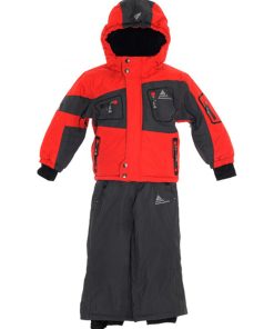 Ensemble de ski garçon ECISOLA - Rouge