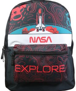 BAGTROTTER Sac à dos 1 compartiment Nasa et rouge Astronaute - Rouge