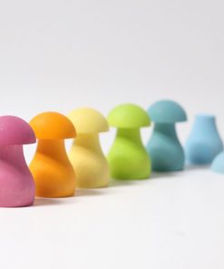 Champignons pastel - Multicolore