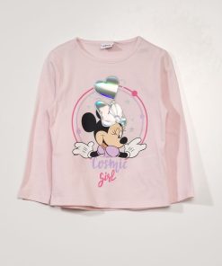 T-shirt 'Minnie' de 'DS' - Rose