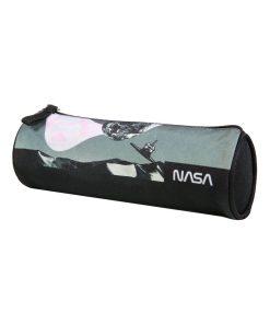 BAGTROTTER Trousse scolaire ronde Nasa Gris - Gris